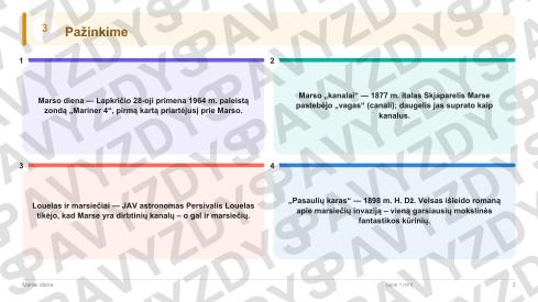 Marso diena 7-8 kl.: 20 užduočių, SUP, stalo žaidimas ir QR