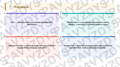 Advento pradžia 5-6 kl.: 20 užduočių, SUP, stalo žaidimas ir QR