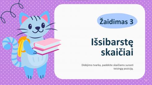 Skaičiai 1-20,  6 žaidimai