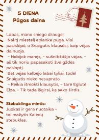 24 Advento istorijos ir užduotys vaikams 