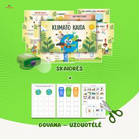 Skaidrės ir užduotėlė apie klimato kaitą