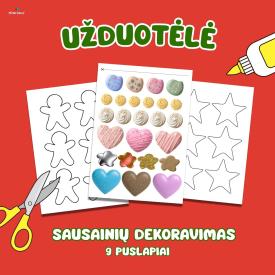 Kalėdinis rinkinys apie kalėdinius sausainius