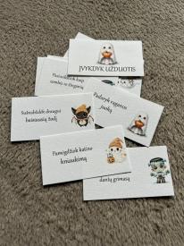 Užduotys helovinui