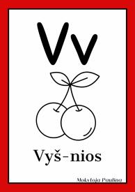 Vaisių ir daržovių kortelės