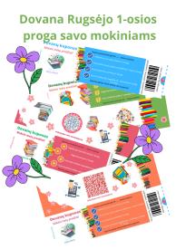 Dovana mokiniams Rugsėjo 1-osios proga