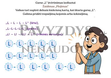 pratybos garsas L