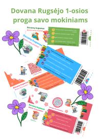 Dovana mokiniams Rugsėjo 1-osios proga