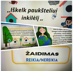 Edukacinis rinkinys tinkantis Žemės dienai paminėti 