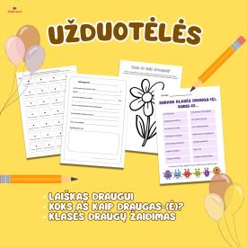 Rinkinys apie draugystę - Draugo diena