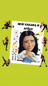 Mesk kauliuką ir apšilk