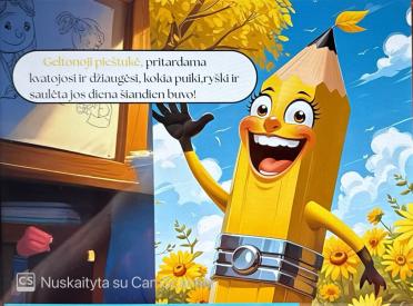  Pasaka apie pieštukus