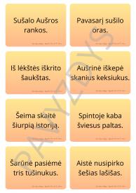 Taisyklingų garsų S ir Š tarimo įtvirtinimas ir diferencijavimas sakiniuose su R garsu