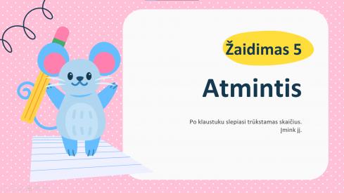 Skaičiai 1-20,  6 žaidimai