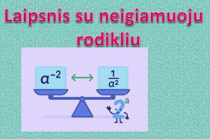 Laipsnis su neigiamuoju rodikliu