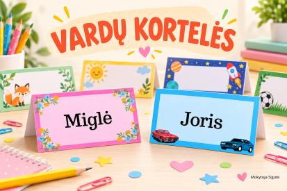 Vardų kortelės