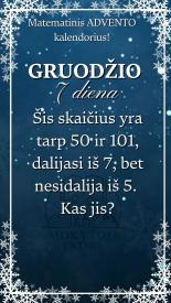 Matematinis advento kalendorius