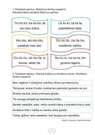 MINKŠTUMO ŽENKLAS - RAIDĖ SLAPUKĖ. Taisyklių ir užduočių sąsiuvinis