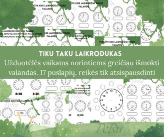 TIKU TAKU LAIKRODUKAS