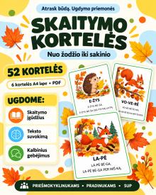 Skaitymo kortelės