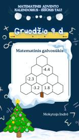 Matematinis advento kalendorius