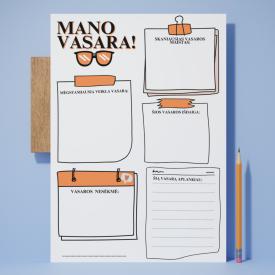 Mano vasara. Rugsėjo 1 pamokai