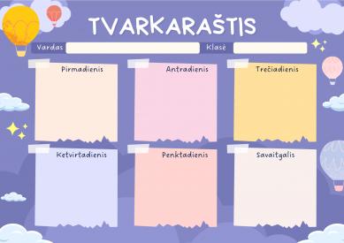 Klasės ir individualūs tvarkaraščiai