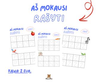 Aš mokausi rašyti