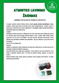ATMINTIES LAVINIMO ŽAIDIMAS, GARSŲ ĮTVIRTINIMUI.