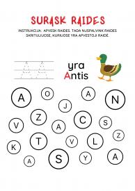 Užduotys SURASK RAIDES