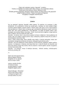 Advento tyloje - vaidinimo scenarijus 