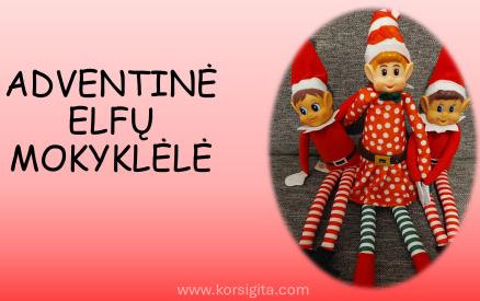 ADVENTINĖ ELFŲ MOKYKLĖLĖ