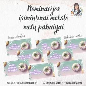 Nominacijos mokslo metų pabaigai 