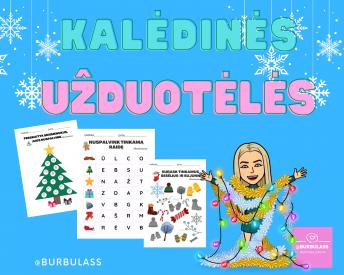 KALĖDINĖS UŽDUOTĖLĖS