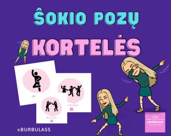 ŠOKIO POZŲ KORTELĖS