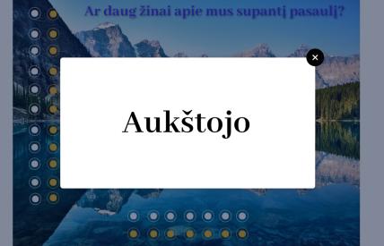 Interaktyvi viktorina.