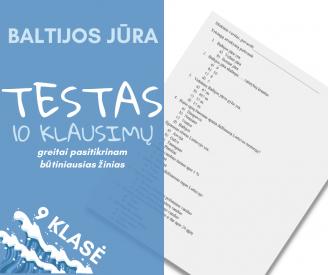 PR programos kontrolinis BALTIJOS JŪRA TESTAS
