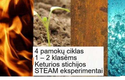 Keturios stichijos Pasaulio pažinimas STEAM