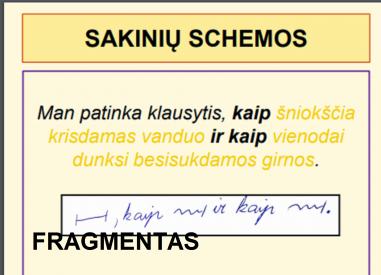 ŠALUTINIŲ SAKINIŲ LAIPSNIAI. SCHEMOS