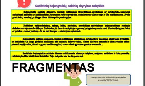 SUDĖTINIO SAKINIO SKYRYBA