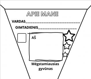 Vėliavėlė Apie mane 