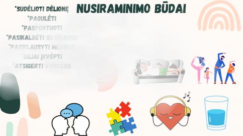 Nusiraminimo būdai atmintinė