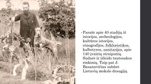Jonas Basanavičius - skaidrės
