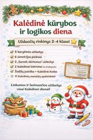 Kalėdinė kūrybos ir logikos diena