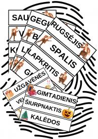Mėnesiai, pilnas komplektas parduotuvėje