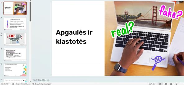 Saugaus interneto dienai.Apgaulės, klastotės, dezinformacija