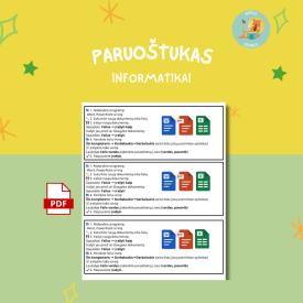 Failo išsaugojimo paruoštukas