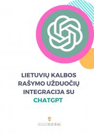 Lietuvių kalbos rašymo užduotys su CHATGPT