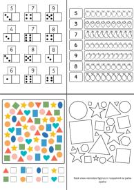 Matematinės užduotys ir figūrų pažinimas