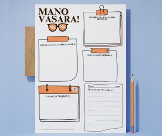 Mano vasara. Aptarimas.