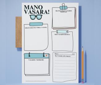 Mano vasara. Aptarimas.